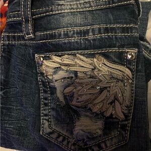 28 miss me, bootcut. Like new, only worn a couple times.